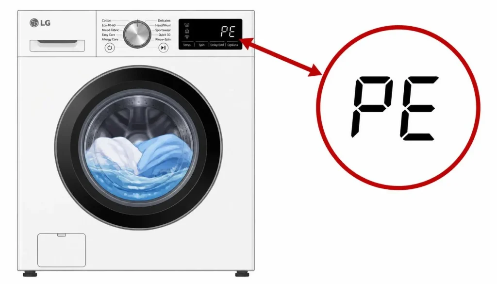 LG Washer PE Error: Causes and Solutions LG Washer PE Error: Causes and Solutions