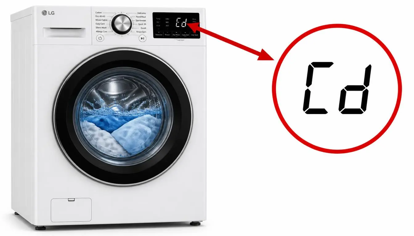 LG washer Cd code