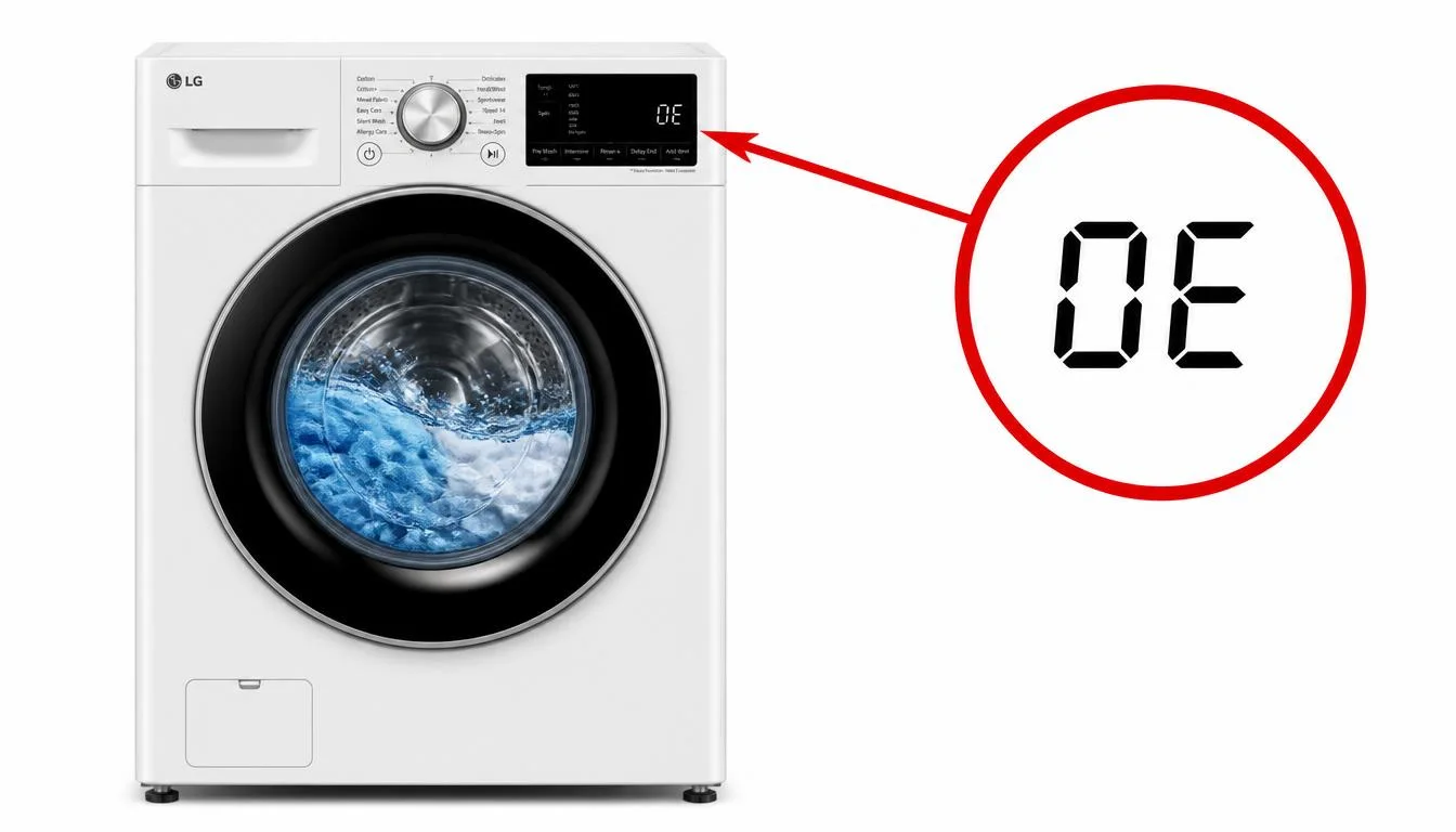 LG washer OE error