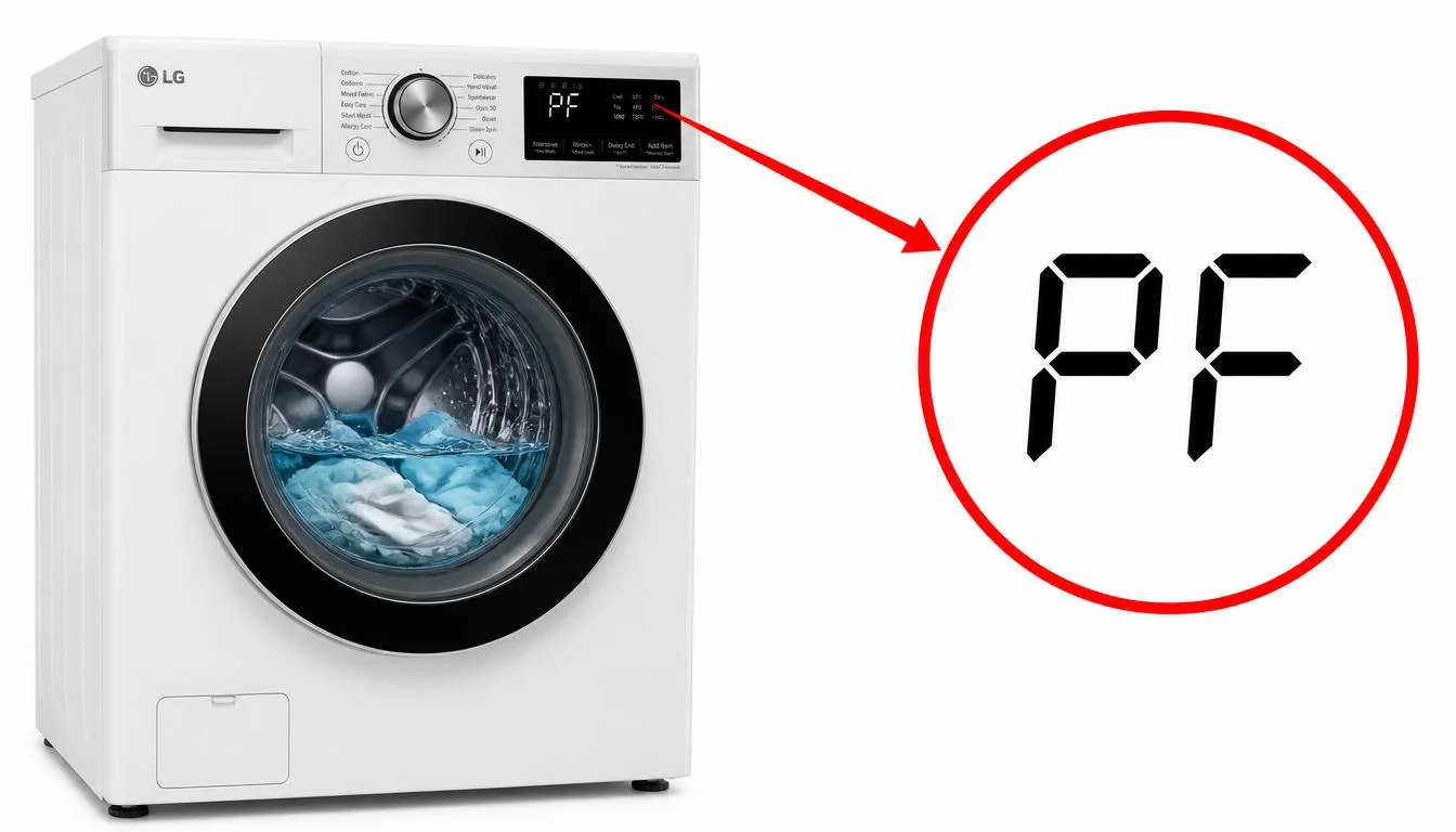 LG washer PF error