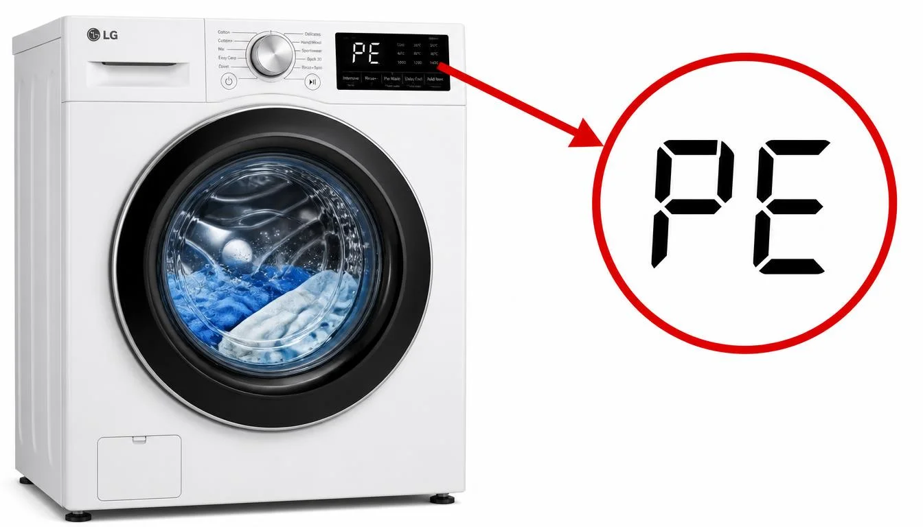 LG washer PE error