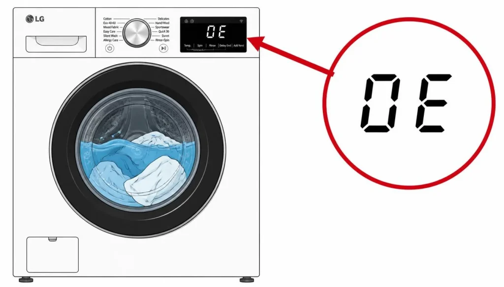 LG Washer OE Error: Causes and Solutions LG Washer OE Error: Causes and Solutions