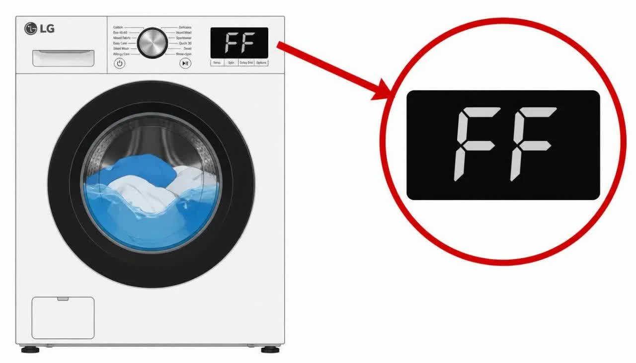 LG washer FF error