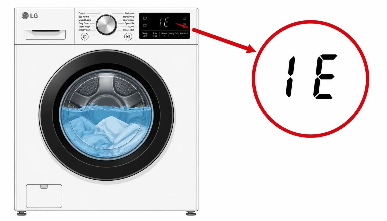 LG washer IE error